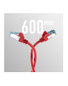 mcab CAT7 red 0.5m RAW cable RJ45/S/FTP LSZH 10Gbit CU LAN DSL - nr 5