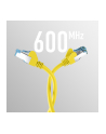 mcab CAT7 yellow 1m RAW cab RJ45/S/FTP LSZH 10Gbit CU LAN DSL - nr 5