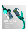 mcab CAT7 green 1m RAW cab RJ45/S/FTP LSZH 10Gbit CU LAN DSL - nr 3