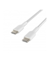 belkin USB-C TO USB-C BRAID-ED PVC/WHITE 1M TWIN PACK - nr 6