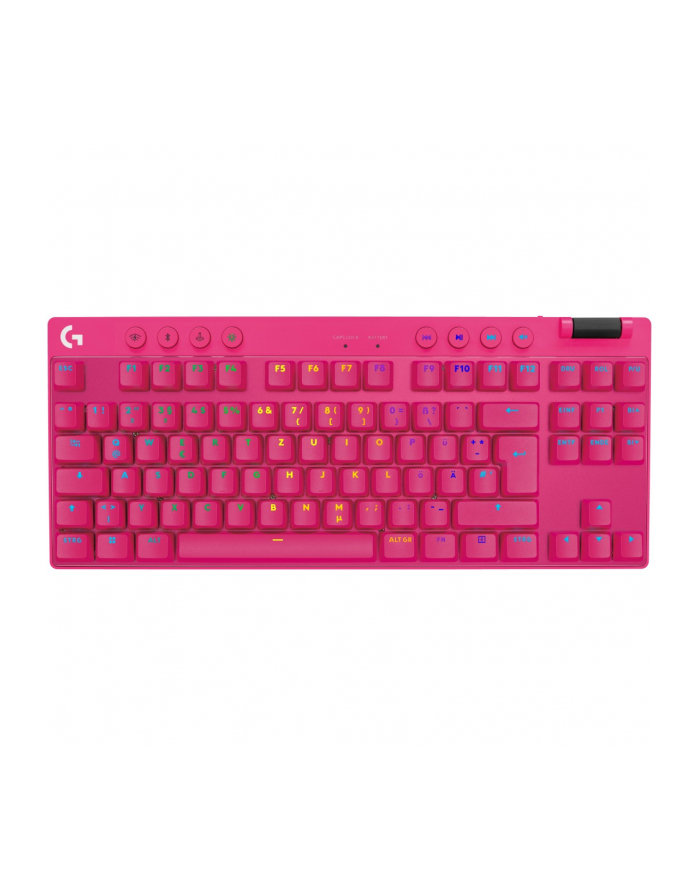 logitech G PRO X TKL LIGHTSPEED MAGENTA/D-(wersja europejska) 2.4GHZ/BT CENT 419 TACTILE główny