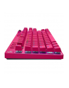 logitech G PRO X TKL LIGHTSPEED MAGENTA/D-(wersja europejska) 2.4GHZ/BT CENT 419 TACTILE - nr 5