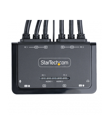 startech C2-DH46-UA2-CBL-KVM/2-PORT DUAL-MONITOR KVM SWITCH