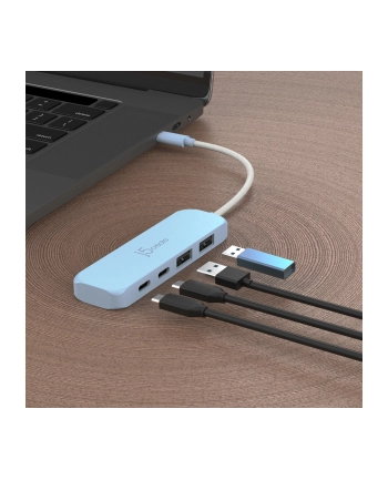 j5create ECO-FRIENDLY USB-C TO 4-PORT/TYPE-C TYPE-A GEN 2 HUB