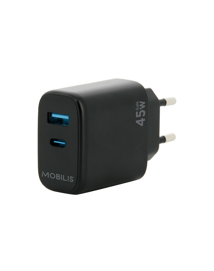 mobilis WALL CHARGER - 45W - 1 USB A +/1 USB C - GAN główny