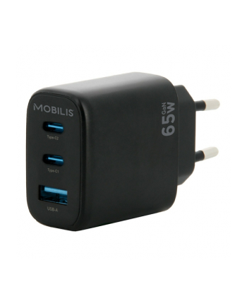 mobilis WALL CHARGER - 65W - 2 USB C +/1 USB A - GAN