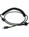 datalogic Cable CAB-553, USB Type A, Coiled, 2.4 m / 7.8 ft, IP67 - nr 1