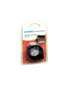 dymo LETRATAG METALLIC TAPE 12MMX4M/BLACK/SILVER - nr 2