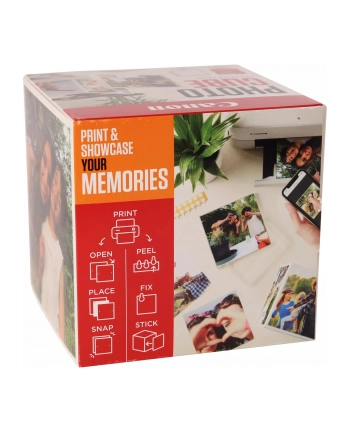 canon PP-201 5X5 PHOTO CUBE CREATIVE/PACK WHITE ORANGE (40SHEETS) + A nr 1