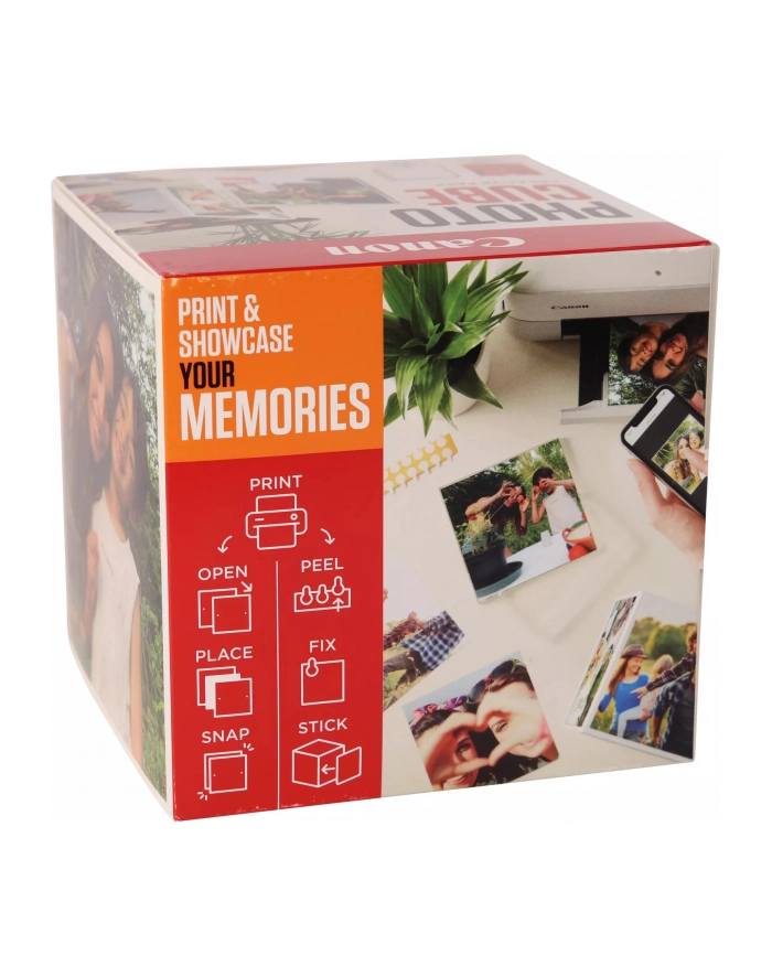 canon PP-201 5X5 PHOTO CUBE CREATIVE/PACK WHITE ORANGE (40SHEETS) + A główny