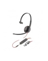 hp inc. Poly Blackwire 3215 Monaural USB-C Headset +3.5mm Plug +USB-C/A Adapter - nr 3