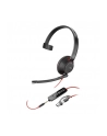 hp inc. Poly Blackwire 5210 Monaural USB-C Headset +3.5mm Plug +USB-C/A Adapter - nr 1
