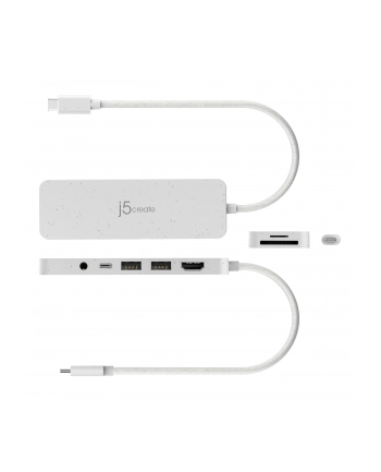 j5create ECO-FRIENDLY USB-C MULTI-PORT/HUB WITH POWER D-ELIVERY