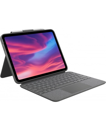 logitech COMBO TOUCH FOR IPAD (10TH GEN)/OXFORD GREY PAN - NORDIC-613 nr 2
