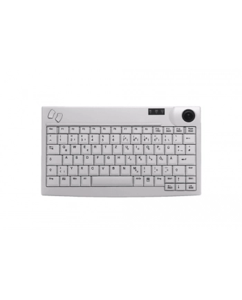 cherry INDUSTRY 4.0 MINI TRACKBALL/KEYBOARD USB LIGHT GREY