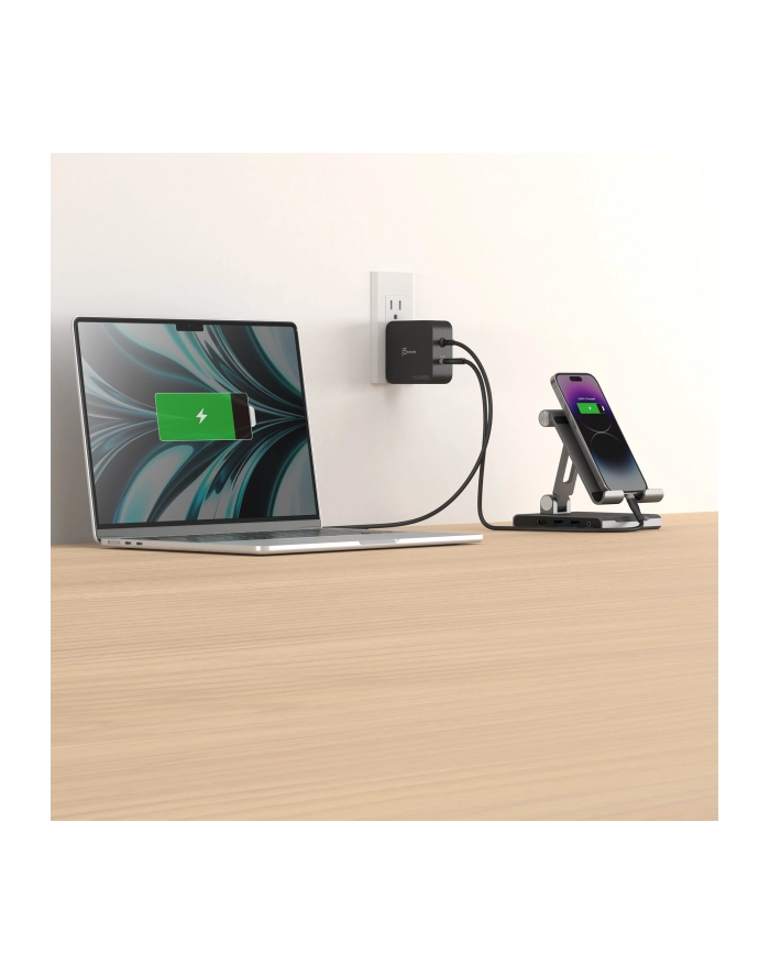 j5create 102W GAN PD USB-C 2-PORT/CHARGER CHANGEABLE AC PLUGS główny