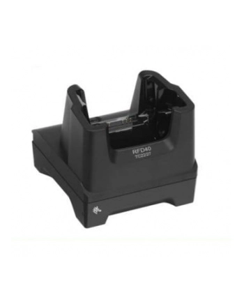 zebra evm RFD40, 1 Device Slot/0 Toaster Slots, Charge Only Cradle with support for TC22/27. Req.PWR-BGA12V50W0WW, CBL-DC-388A1-01 and AC line cord nr 2