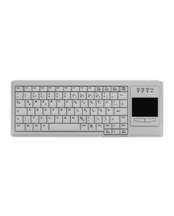 cherry INDUSTRY 4.0 COMPACT ULTRAFLAT/TOUCHPAD KEYBOARD USB LIGHT GREY