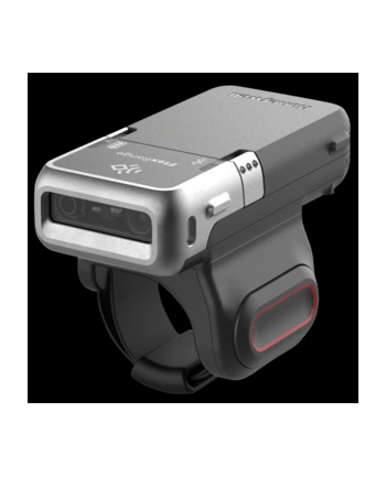 honeywell 8765i FlexRange™ wearable scanner, 1D, 2D. Includes lanyard, lanyard trigger, reel, and battery.