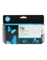 hp inc. 738 130-ML YELLOW D-ESIGNJET INK/CARTRIDGE - nr 1