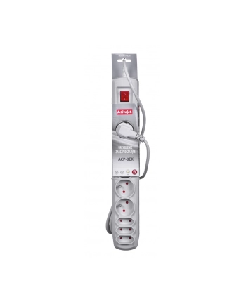 Activejet LISTWA ZASILAJĄCA APN-8g/5m EXCLUSIVE (szara)