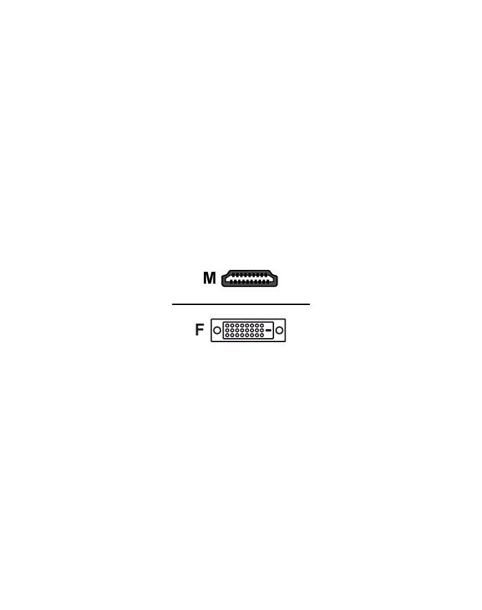 diverse hersteller Adapter HDMI ='gt; DVI (Stecker/Buchse) główny