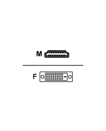 diverse hersteller Adapter HDMI ='gt; DVI (Stecker/Buchse)