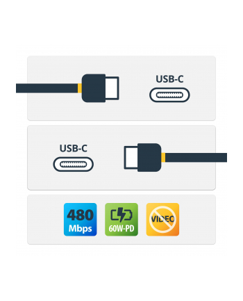startech 2M USB-C CHARGING CABLE/60W PD/USB-C CHARGING CABLE