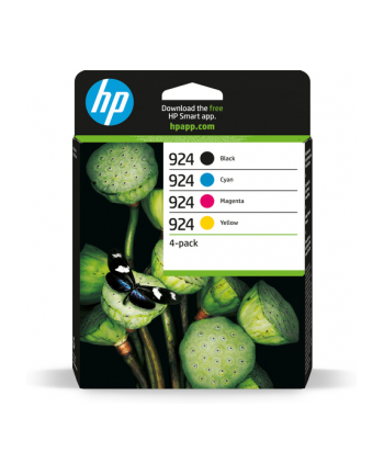 hp inc. HP 924 CMYK 4-PACK/ORIGINAL INK CARTRIDGE