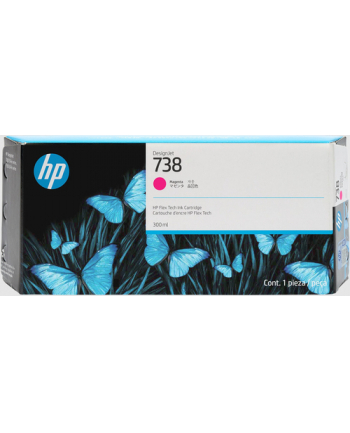 hp inc. 738 300-ML MAGENTA D-ESIGNJET/INK CARTRIDGE