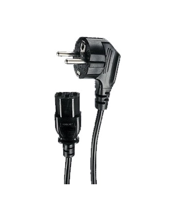 wortmann ag Kabel Netz/Kaltgerätestecker 1.8m Kolor: CZARNY (Schuko) nr 1