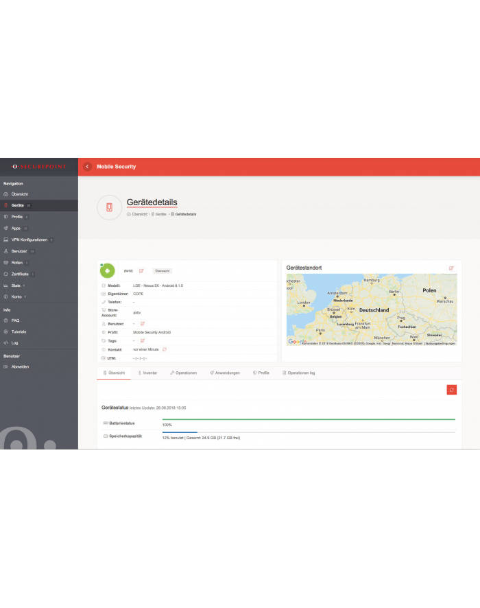 Securepoint Infinity-Lizenz Mobile Security 5-9 Devices (12 Monate MVL) główny