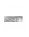 CHERRY Desktop DW 9100 SLIM [FR] WL AES silver BT Lithium Akku - wochenlange Nutzung ohne Aufladung - nr 27