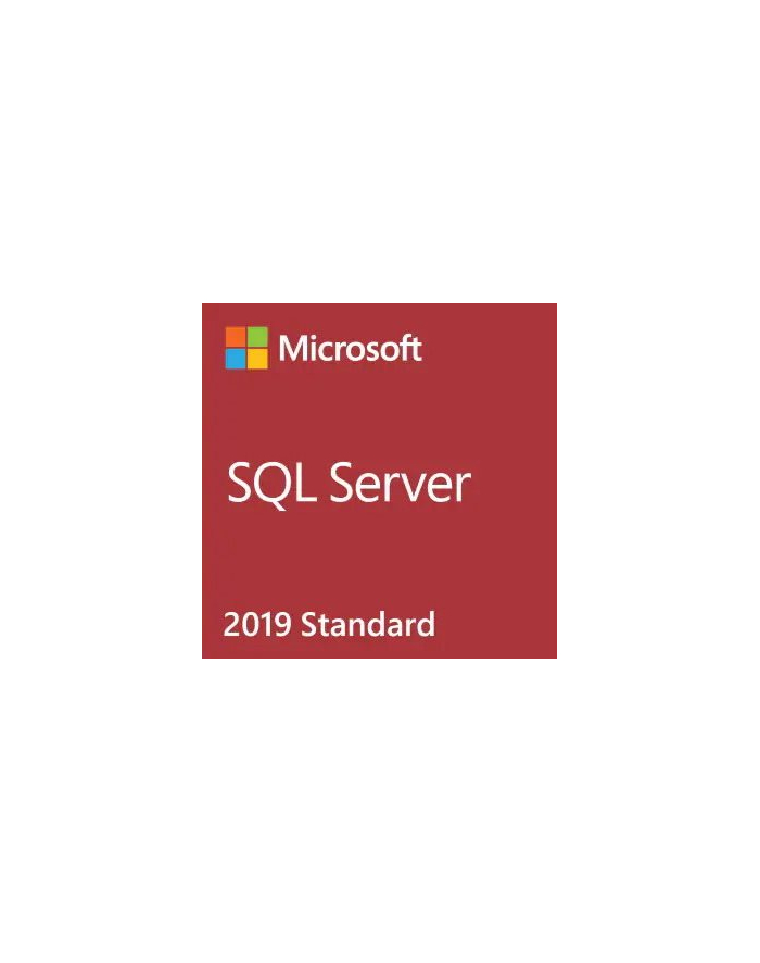microsoft T MS SQL Server 2019 Standard OEM COA MUI EOL 30.12.2023 główny