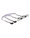 Delock Slotblech Seriell 2-Port DB9 extern +++ Kabellänge 27cm, Belegung: 1:1 - nr 15