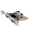 IO Exsys PCIe 2x Seriell DB9 (EX-44082) LP+++ include Low-Profile Slotblech - nr 5