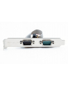 IO Exsys PCIe 2x Seriell DB9 (EX-44082) LP+++ include Low-Profile Slotblech - nr 1