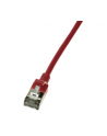 logilink Kabel LAN U/FTP (Patchkabel) SLIM CAT6 0,3m red - nr 1