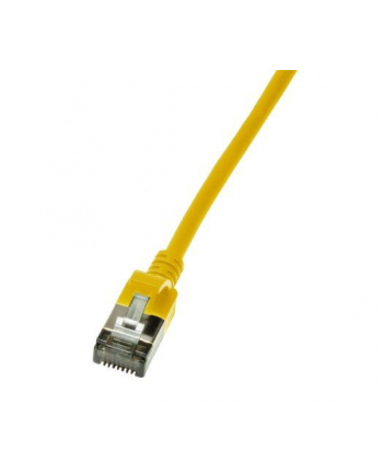 logilink Kabel LAN U/FTP (Patchkabel) SLIM CAT6 0,3m yellow