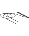 Antenne Doppel WLAN MHF® 4L Stecker WiFi 6 802.11 2 x 25 cm PCB internKlebemontage Delock - nr 4