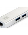 level one LevelOne Adapter USB-C -'gt; GBit-LAN + USB3.0-Hub - nr 10