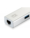 level one LevelOne Adapter USB-C -'gt; GBit-LAN + USB3.0-Hub - nr 8