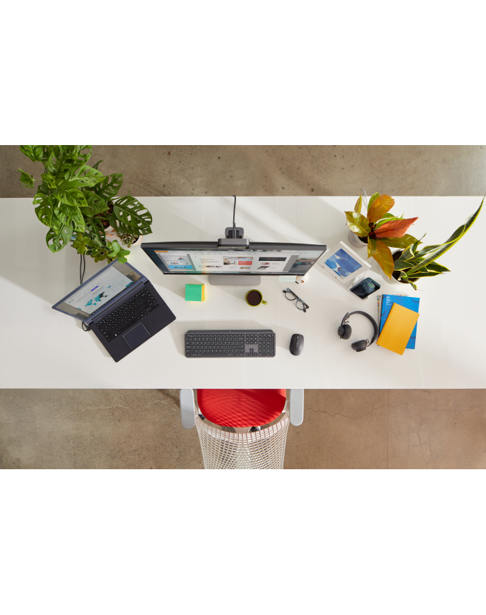 Logitech Keyboard MX Keys for Business [CH] graphite BT +++ beleuchtete Tasten, BrownBox główny