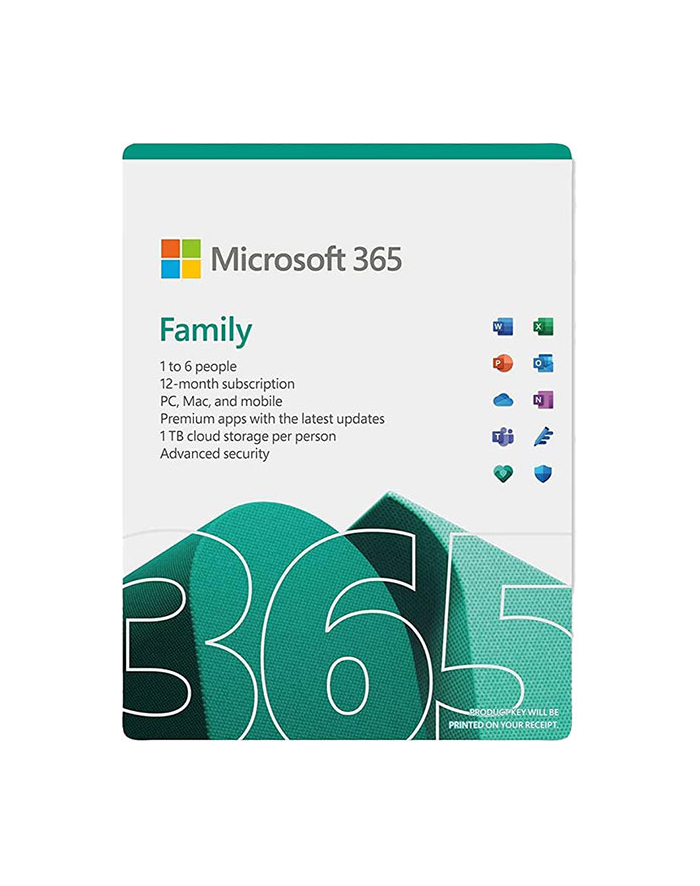 Microsoft 365 Family [D-E] 1Y Subscr.P10 Ehemals Office 365 Home główny