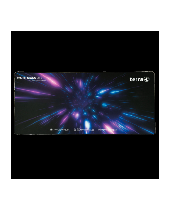 wortmann ag TERRA Mousepad XXL PURE Gaming Kolor: CZARNY/Kolor: CZARNY czarnye Umkettelung; 900 x 400 x 3 mm