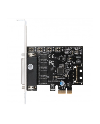 IO Exsys PCIe 4x Seriell DB9 (EX-46024) LP+++ include Low-Profile Slotblech