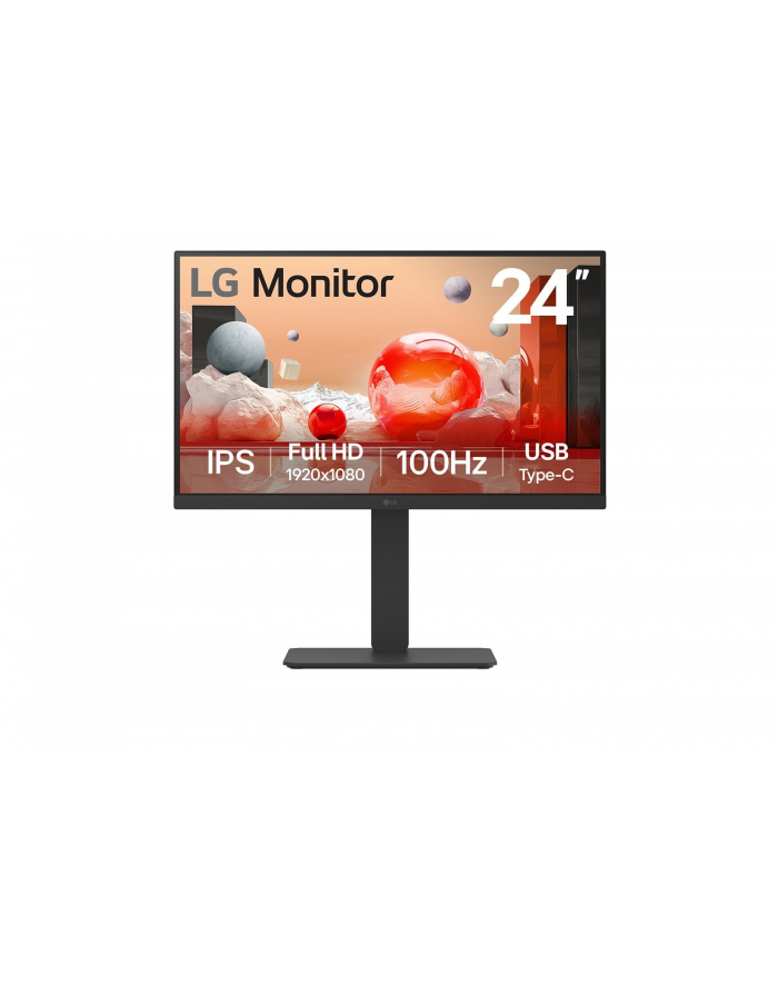 lg electronics LG LCD 24BA750-B 24'' Kolor: CZARNY główny