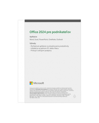 microsoft MS Office 2024 Home 'amp; Business [UK] PKC for Windows / MacOS