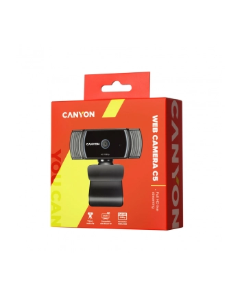 CANYON Kamera internetowa C5 Full HD 1080p Czarna nr 2