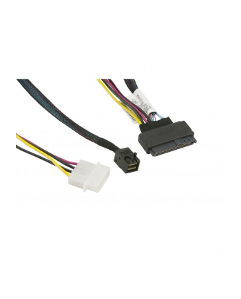 Supermicro Mini SAS HD to PCIe SFF-8639 w/ Power, 55CM, 45CM, 34 AWG,RoHs nr 1